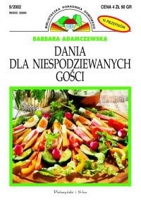 Okadka ksiki - Dania dla niespodziewanych goci