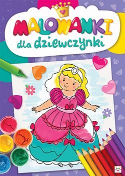 Okadka ksiki - Malowanki dla dziewczynki