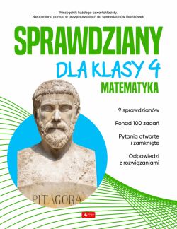 Okadka ksiki - Sprawdziany dla klasy 4. Matematyka