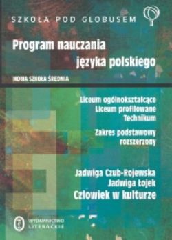 Okadka ksiki - Czowiek w kulturze. Program nauczania jzyka polskiego