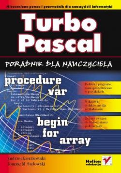 Okadka ksiki - Turbo Pascal. Poradnik dla nauczyciela