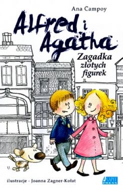 Okadka ksiki - Alfred i Agatha. Zagadka zotych figurek