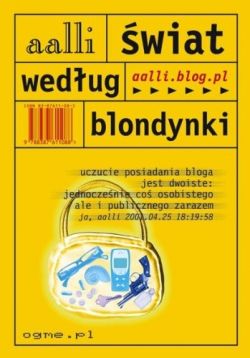 Okadka ksiki - wiat wedug blondynki