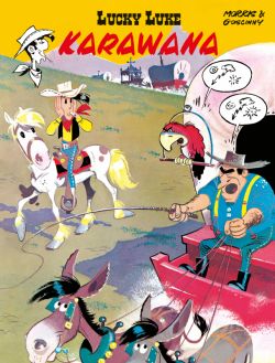 Okadka ksiki - Lucky Luke. Karawana