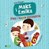 Okadka ksiki - Maks i Emilka. Pies i kupa szczcia