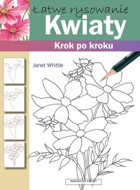 Okadka ksiki - atwe rysowanie. Kwiaty