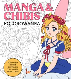 Okadka ksiki - Manga & Chibis. Kolorowanka