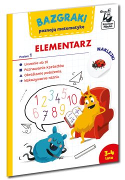 Okadka ksiki - Bazgraki poznaj matematyk. Elementarz. Poziom 1. Kapitan Nauka