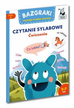 Okadka ksiki - Bazgraki czytaj trudne wyrazy. Czytanie sylabowe. wiczenia. Kapitan Nauka