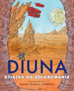 Okadka ksiki - Diuna. Ksika do kolorowania