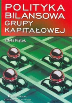 Okadka ksiki - Polityka bilansowa grupy kapitaowej