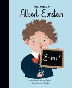 Okadka ksiki -  Mali WIELCY. Albert Einstein