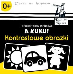 Okadka ksiki - A kuku! Kontrastowe obrazki (Poradnik + karty obrazkowe)