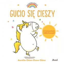 Okadka ksiki - Uczucia Gucia. Gucio si cieszy