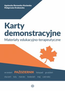 Okadka ksiki - Karty demonstracyjne. Padziernik. Materiay edukacyjno-terapeutyczne