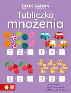 Okadka ksiki - Blok zada. Tabliczka mnoenia