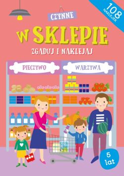 Okadka ksiki - W sklepie Zgaduj i naklejaj