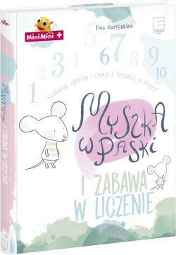 Okadka ksiki - Myszka w Paski i zabawa w liczenie