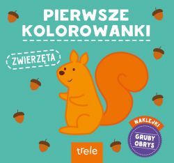 Okadka ksiki - Pierwsze kolorowanki. Zwierzta