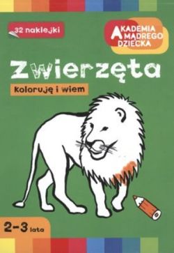 Okadka ksiki - Zwierzta. Koloruj i wiem