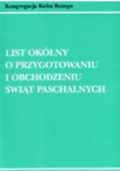 Okadka ksiki - List oklny o przygotowaniu i obchodzeniu wit paschalnych