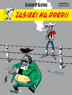 Okadka ksiki - Lucky Luke. Zasieki na prerii