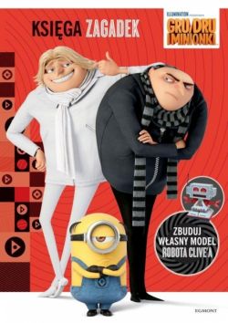 Okadka ksiki - Gru, Dru i minionki. Ksiga zagadek