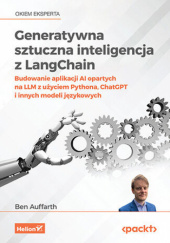 Okadka ksiki - Generatywna sztuczna inteligencja z LangChain