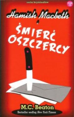 Okadka ksiki - Hamish Macbeth i mier oszczercy