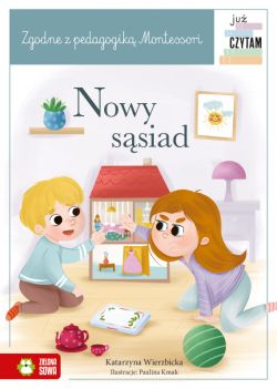 Okadka ksiki - Ju czytam Montessori. Nowy ssiad