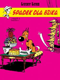 Okadka ksiki - Lucky Luke. Spadek dla Bzika