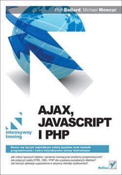 Okadka ksiki - Ajax, JavaScript i PHP. Intensywny trening