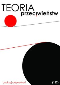 Okadka ksiki -  Teoria przeciwiestw 