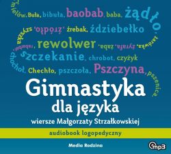 Okadka ksiki - Gimnastyka dla jzyka MP3. Audiobook logopedyczny