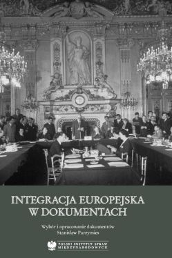 Okadka ksiki - Integracja europejska w dokumentach