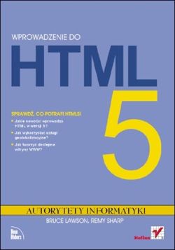 Okadka ksiki - Wprowadzenie do HTML5. Autorytety Informatyki