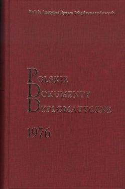 Okadka ksiki - Polskie Dokumenty Dyplomatyczne 1976