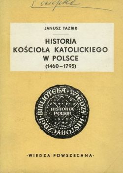 Okadka ksiki - Historia Kocioa katolickiego w Polsce  (1460 - 1795)