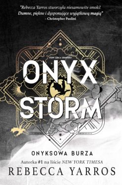 Okadka ksiki - Onyx Storm. Onyksowa burza