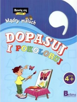 Okadka ksiki - Bawi si i ucz. Mdry maluch. Dopasuj i pokoloruj