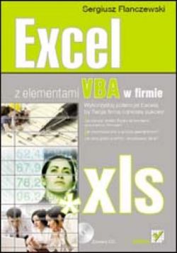 Okadka ksiki - Excel z elementami VBA w firmie