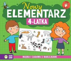 Okadka ksiki - Nowy elementarz 4-latka