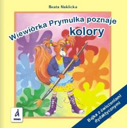 Okadka ksiki - Wiewirka Prymulka poznaje kolory 