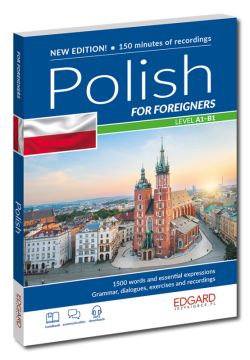 Okadka ksiki - Polish for Foreigners. Polski dla obcokrajowcw