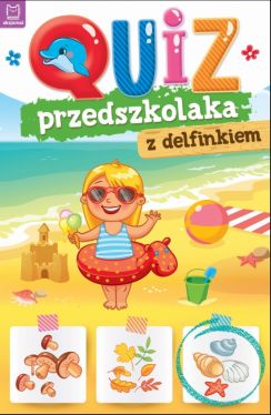 Okadka ksiki - Quiz przedszkolaka z delfinkiem