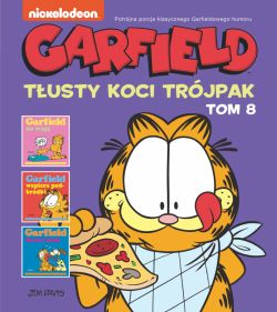 Okadka ksiki - Garfield. Tusty koci trjpak. Tom 8