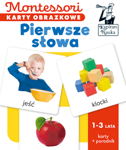 Okadka ksiki - Montessori. Karty obrazkowe Pierwsze sowa (1-3 lata). Kapitan Nauka