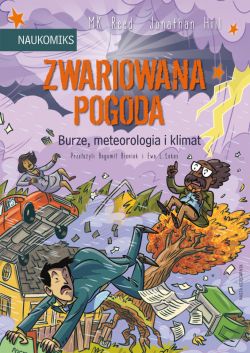 Okadka ksiki - Zwariowana pogoda  burze, meteorologia i klimat