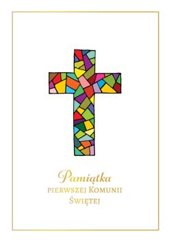 Okadka ksiki - Pamitka Pierwszej Komunii witej B5