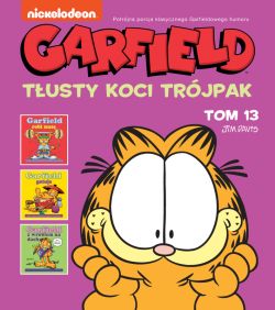 Okadka ksiki - Garfield. Tusty koci trjpak. Tom 13